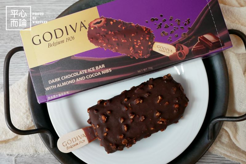 GODIVA 熟可可粒杏仁黑巧克力流心雪糕